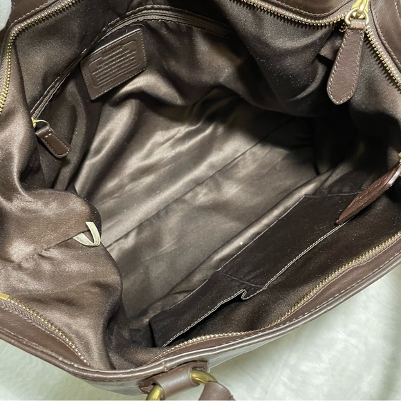 Coach Cambell Izzy Mahogany Brown Large Satchel/Tote, LNC - Picture 10 of 14